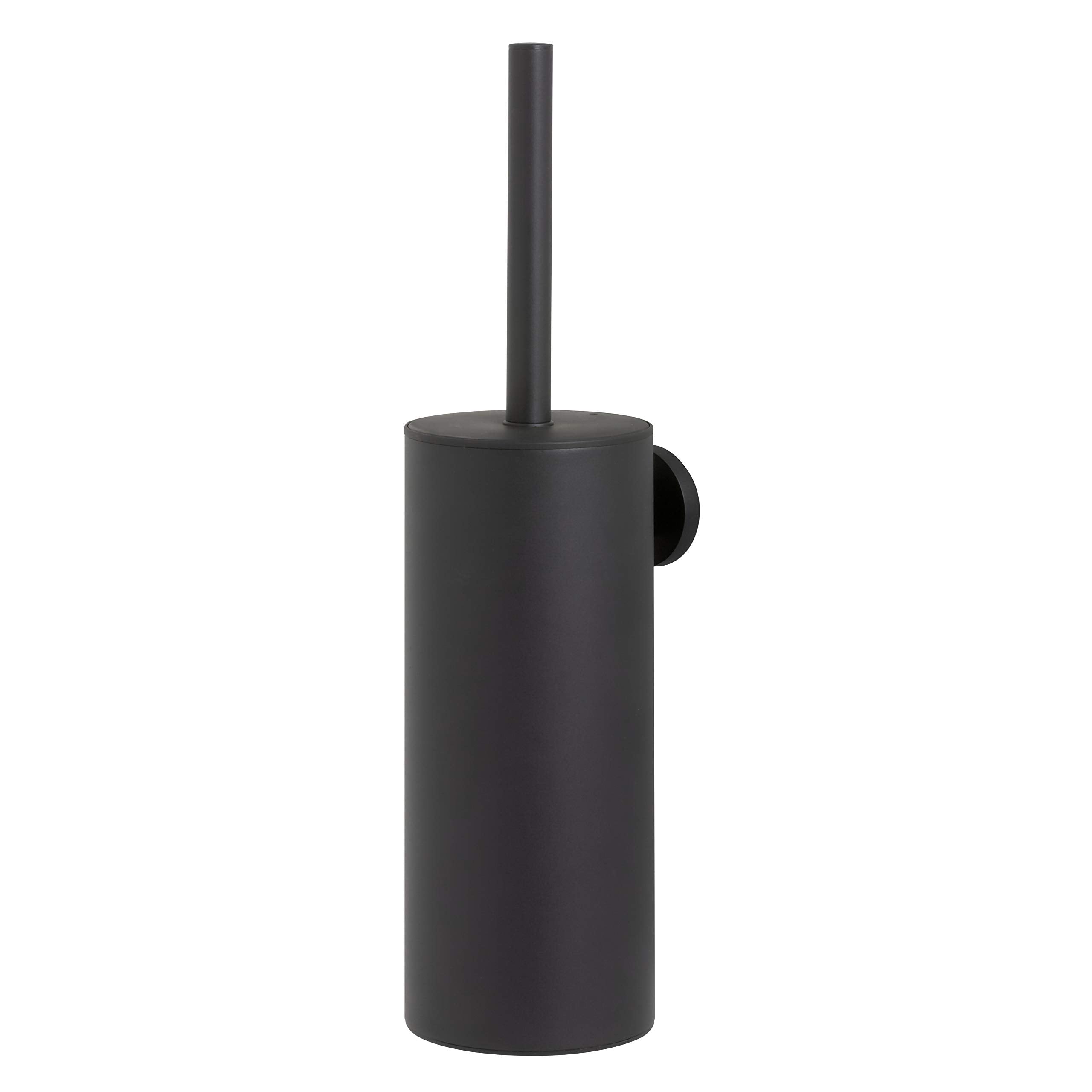 Tiger Noon Toilet Brush and Holder - Black Wall-Mounted Bathroom Set
