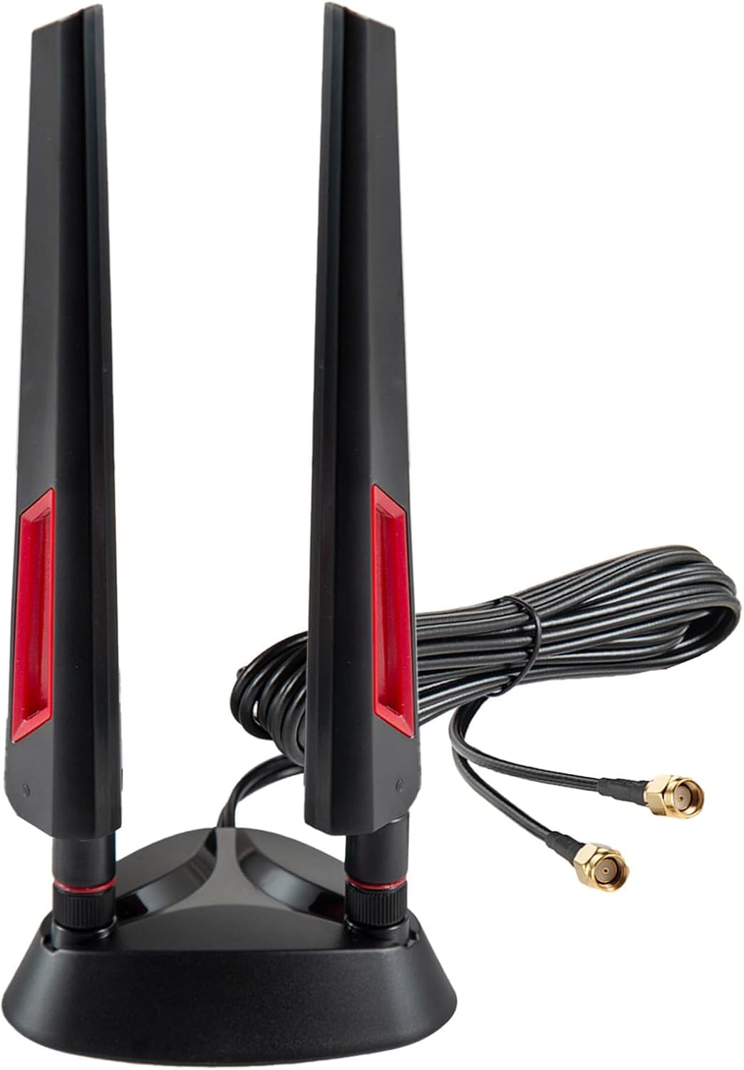 Supaerial WiFi 6E Tri-Band 7dBi Magnetic Antenna | Dual RP-SMA Male