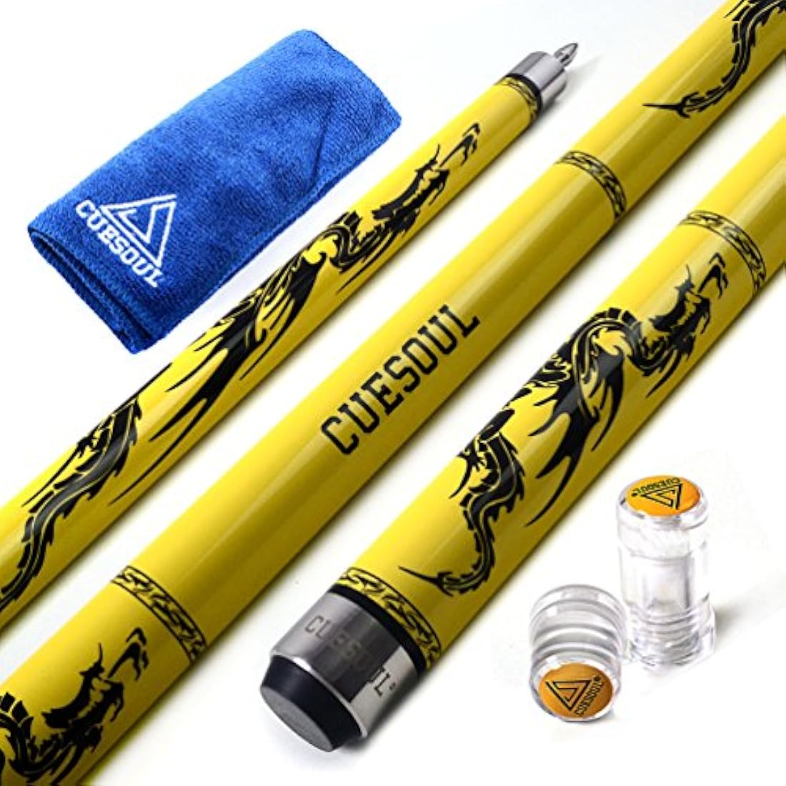 CUESOUL 58" 19oz Canadian Maple Pool Cue Stick | Quick-Release Joint