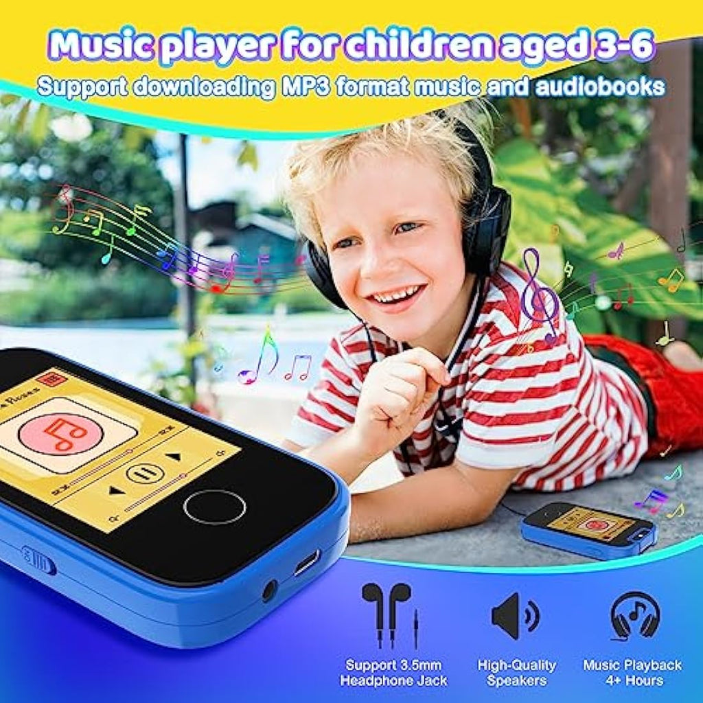 Jolof Store Kids Smart Phone | Dual Camera Toy Phone with MP3 & 8GB SD Card