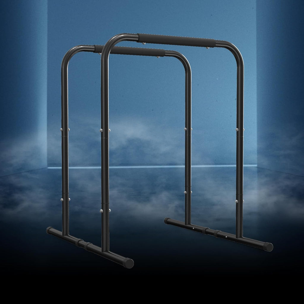 Leikefitness Pull Up Dip Station - Heavy Duty Steel Home Gym (AB1102)