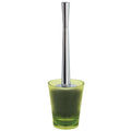 Spirella Max-Acrylic Toilet Brush and Holder – Olive Green Glass Look