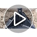 Walensee Heavy Duty Steel Hand Tamper | 20x20cm Head for Ground Leveling