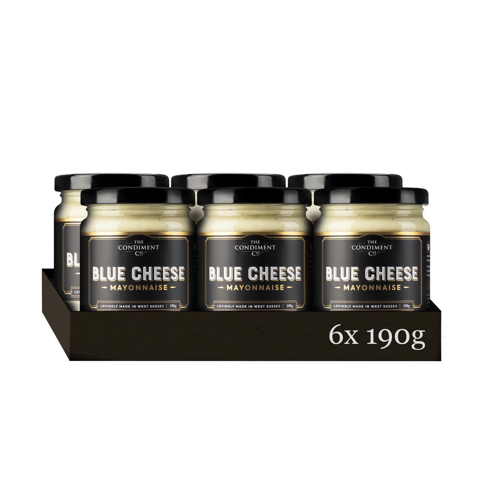 The Condiment Company Blue Cheese Mayonnaise - 190g (Pack of 6)