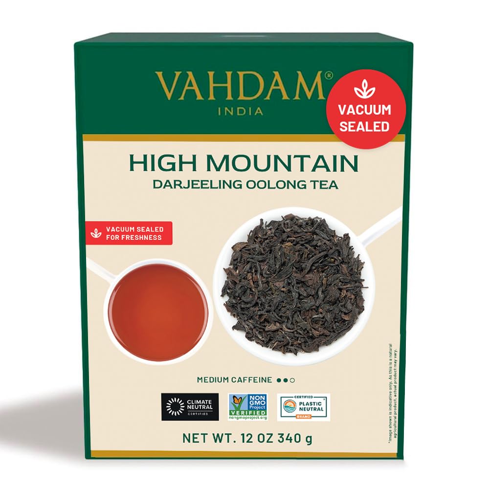VAHDAM High Mountain Oolong Tea | Loose Leaf Vacuum Sealed - 340g