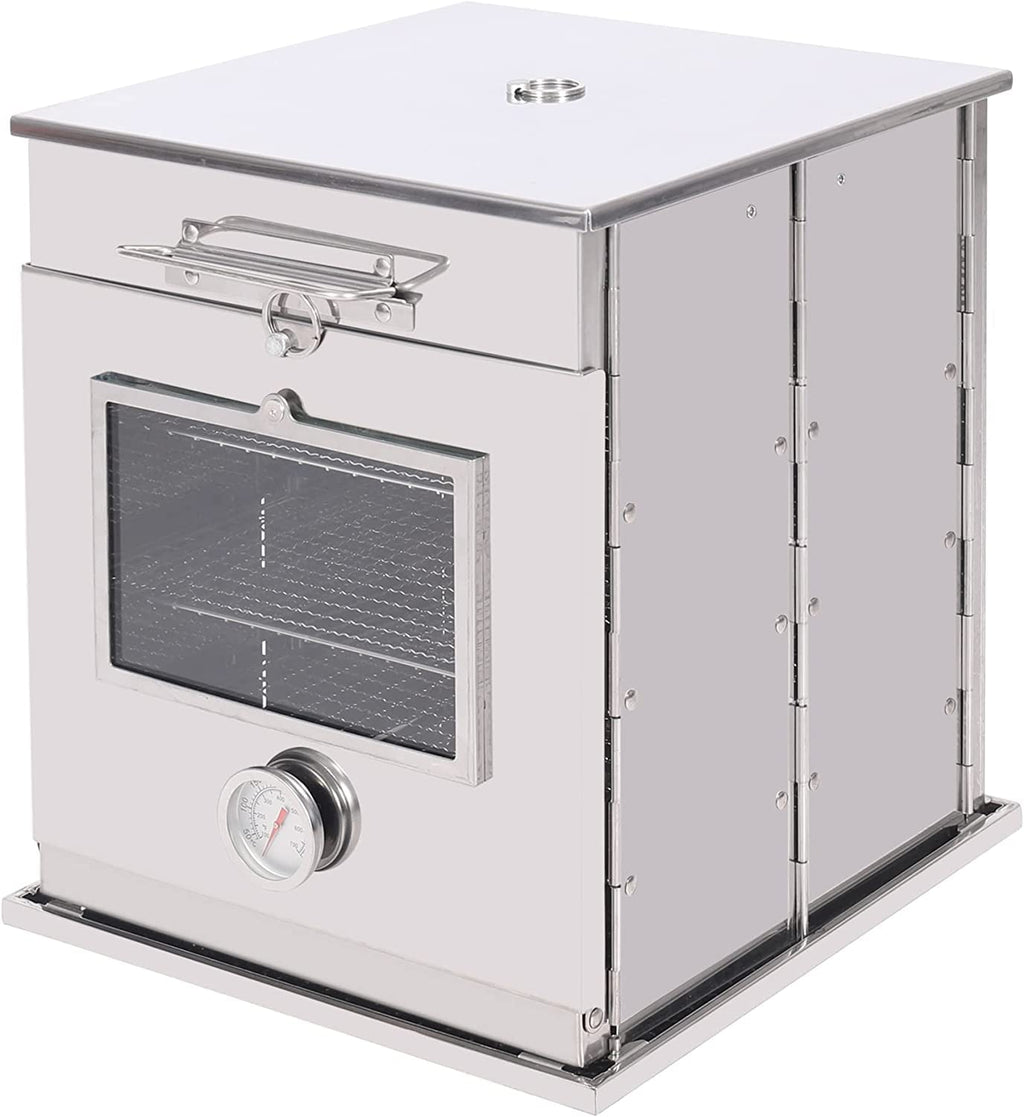 REDCAMP Foldable Camping Oven | 3-Tier Stainless Steel Outdoor Grill