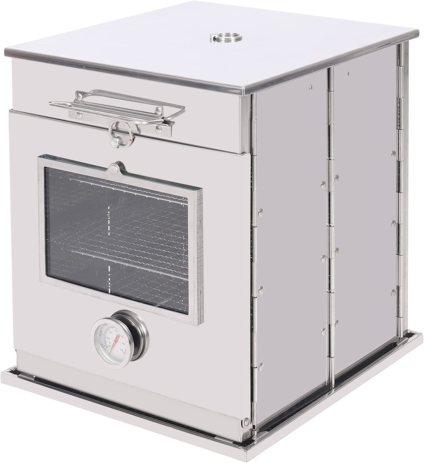 REDCAMP Foldable Camping Oven | 3-Tier Stainless Steel Outdoor Grill