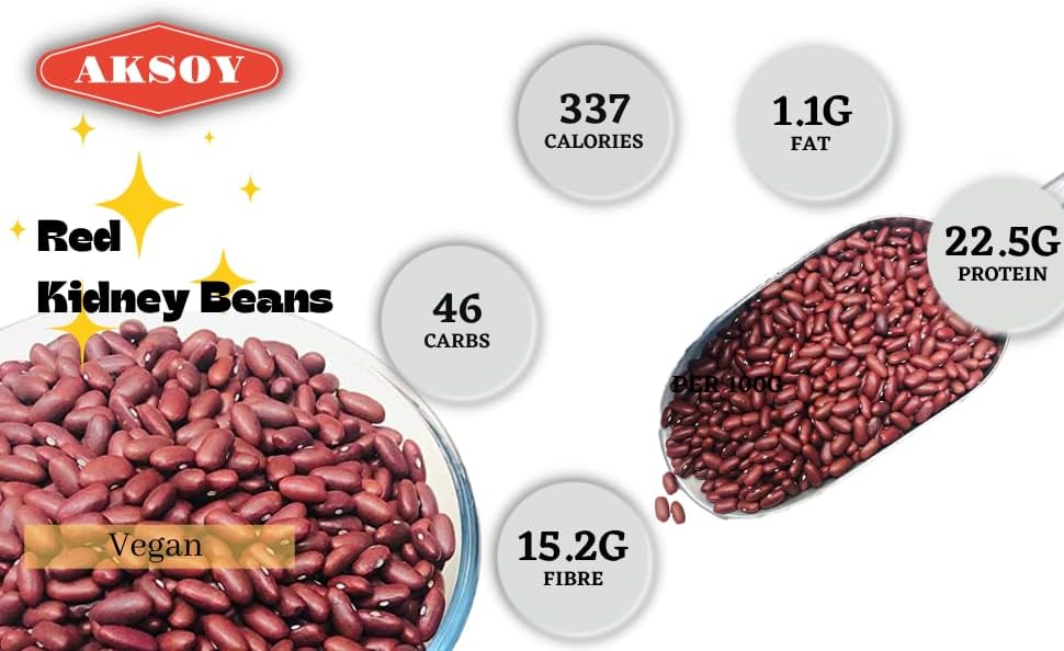 Aksoy Red Kidney Beans – 10KG Bulk Premium Grade Legumes | Jolof Store