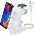 bakibo 3-in-1 Wireless Charging Station for iPhone, Apple Watch & AirPods