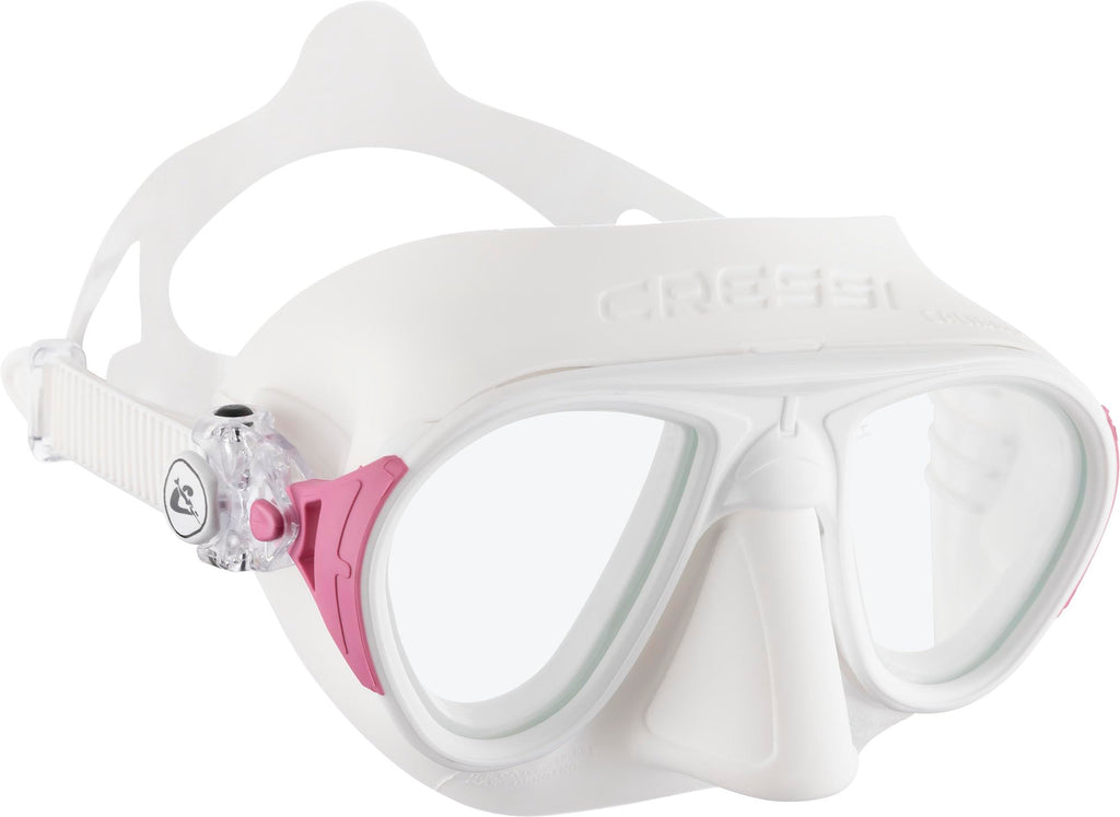Cressi Calibro Diving Mask – Low Volume Anti-Fog Freediving Mask, White