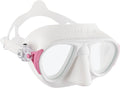 Cressi Calibro Diving Mask – Low Volume Anti-Fog Freediving Mask, White