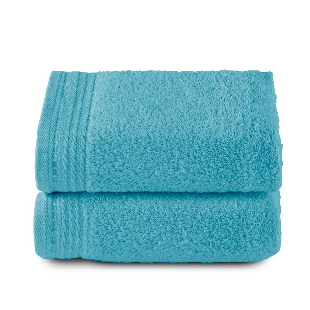 Top Towel Premium 100% Cotton Hand Towels - 2 Pack - 600g Aguamar