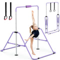 GYMMAGE Gymnastics Kip Bar with Pad | Adjustable Folding Training Bar