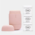Fussy Natural Refillable Deodorant - Blush Pink Case & 3 Refills (Flora)