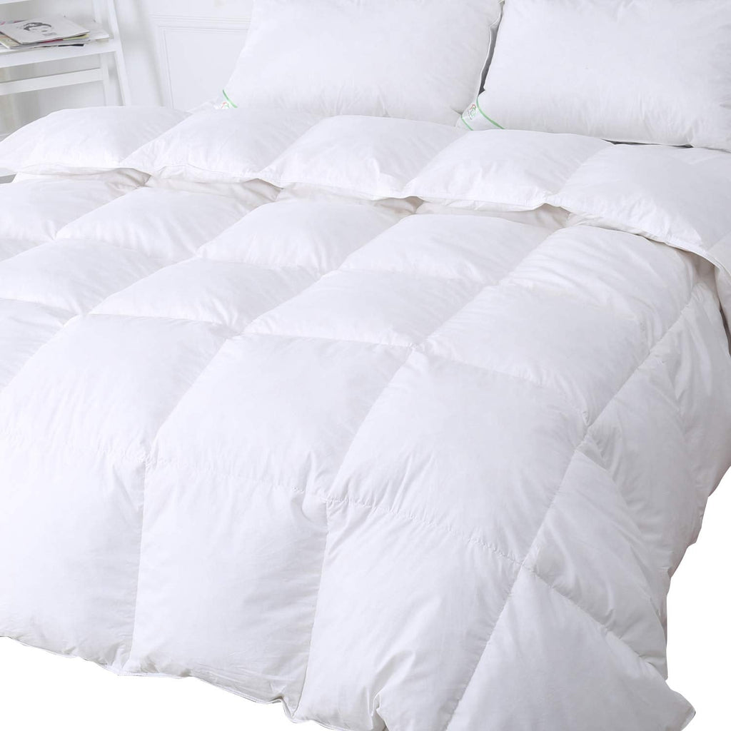 SUFUEE Double Duvet - 13.5 Tog Goose Down & Feather Cotton Comforter