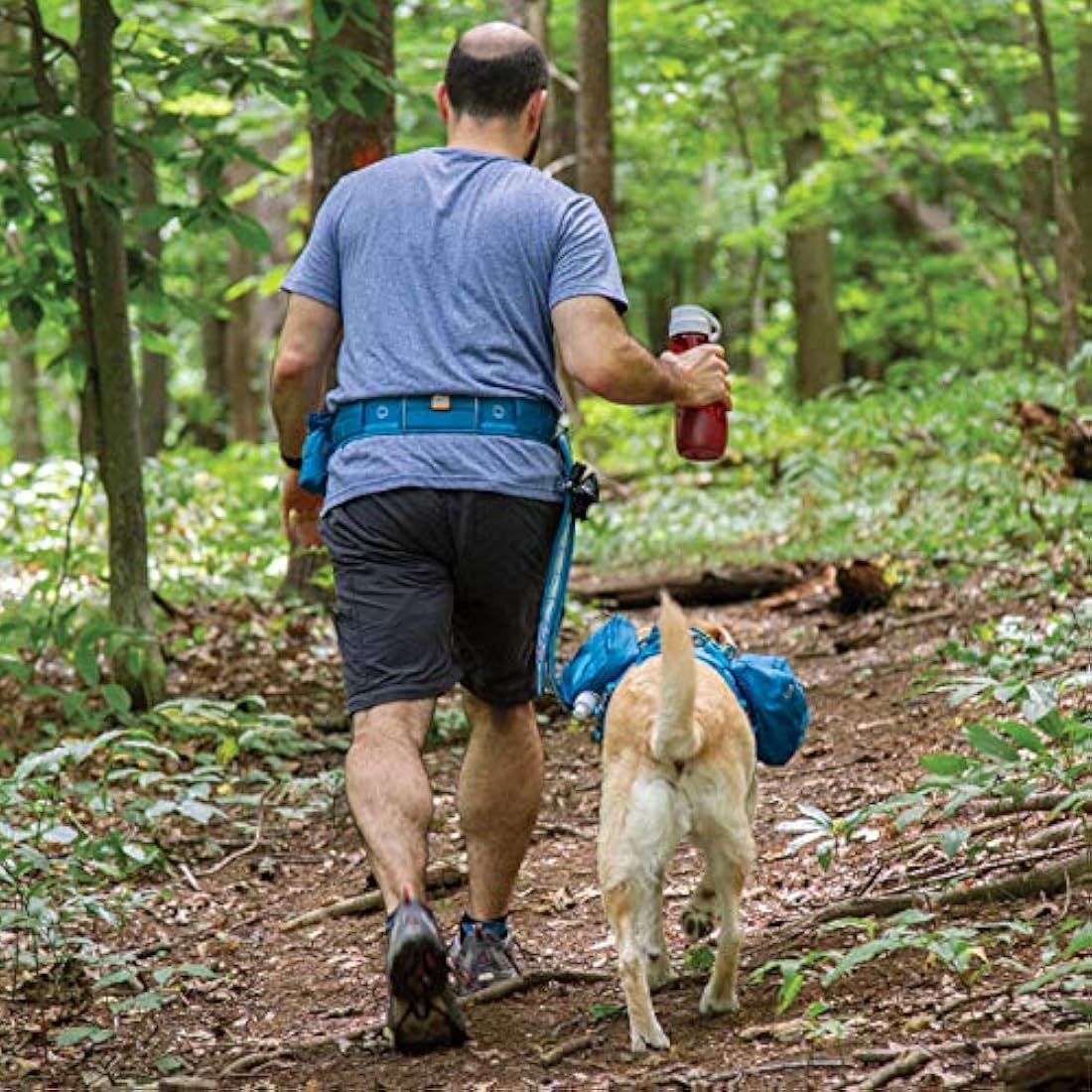 Kurgo RSG Hands-Free Dog Walking Belt – Adjustable MOLLE Utility Belt