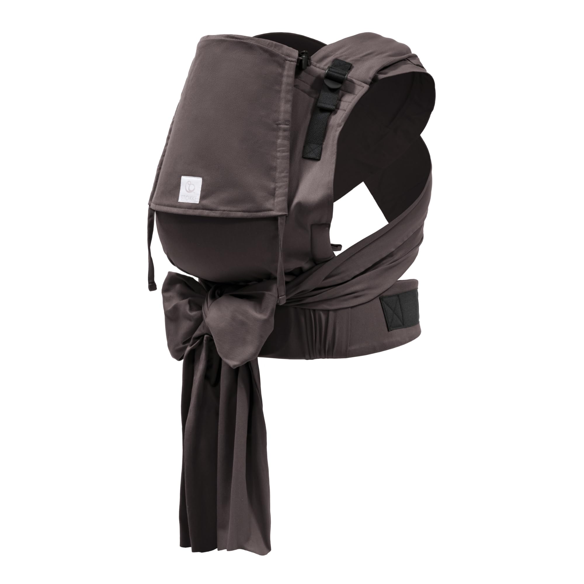 Stokke Limas Carrier Plus – Half-Buckle Baby Carrier, Espresso Brown