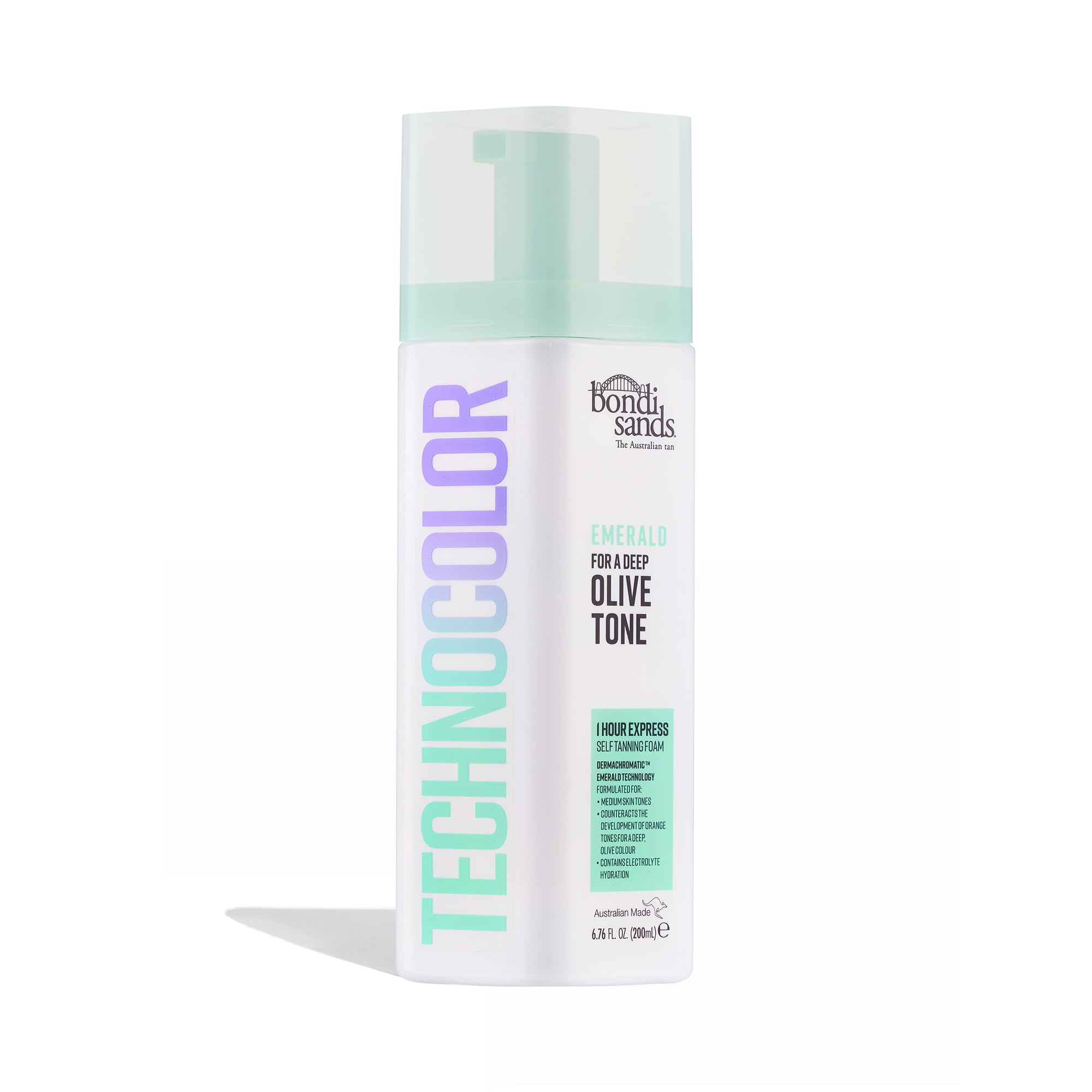 Bondi Sands Technocolor Emerald 1-Hour Express Self-Tanning Foam