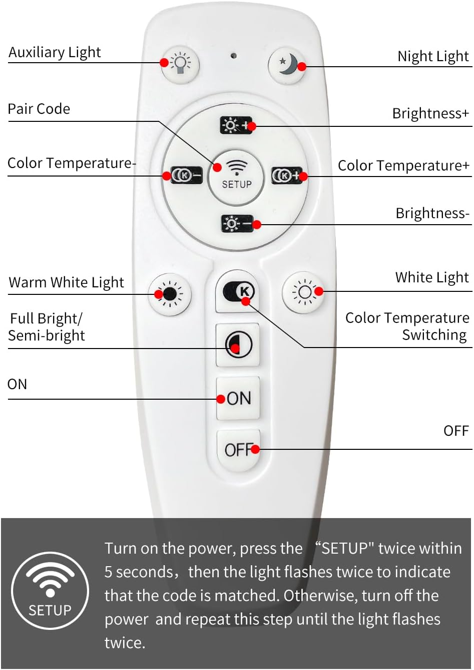 Mikeru 3-Ring LED Pendant Light – Dimmable Modern Chandelier, 20+40+60cm