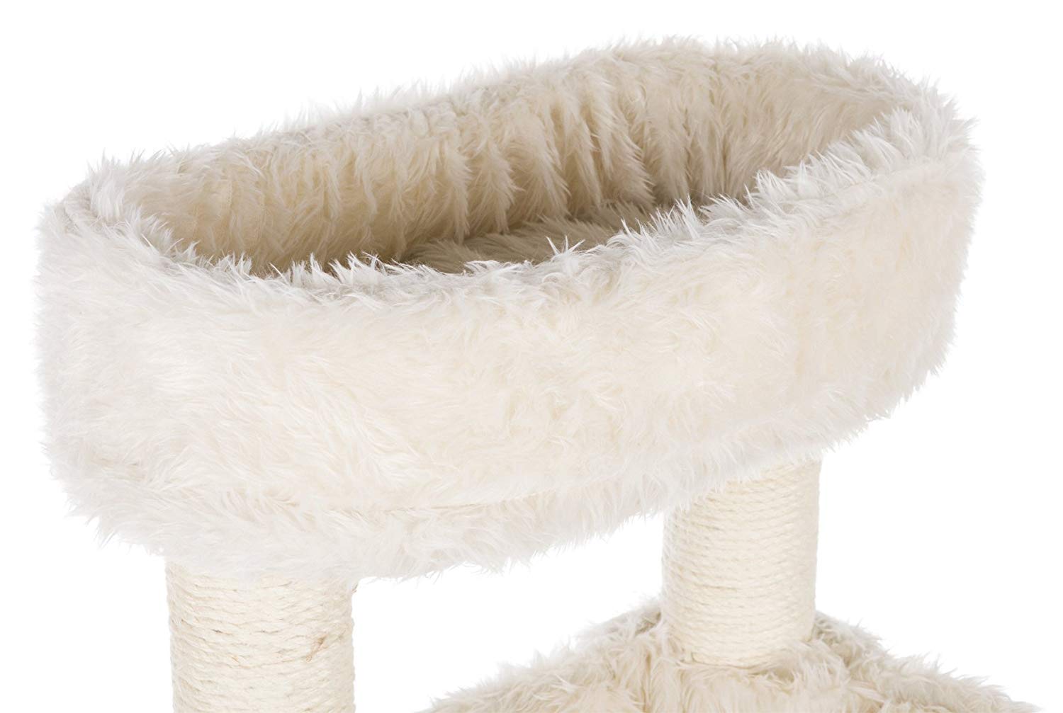 TRIXIE Baza Cat Tree – 38.5 Inch Scratching Post with Plush Hammock
