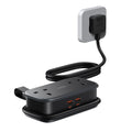 NTONPOWER 65W Travel Extension Lead | 2 Outlets & 4 USB Fast Charger