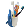 Lily's Home Shark Animal Toothbrush Holder – Silicone Bathroom Organizer