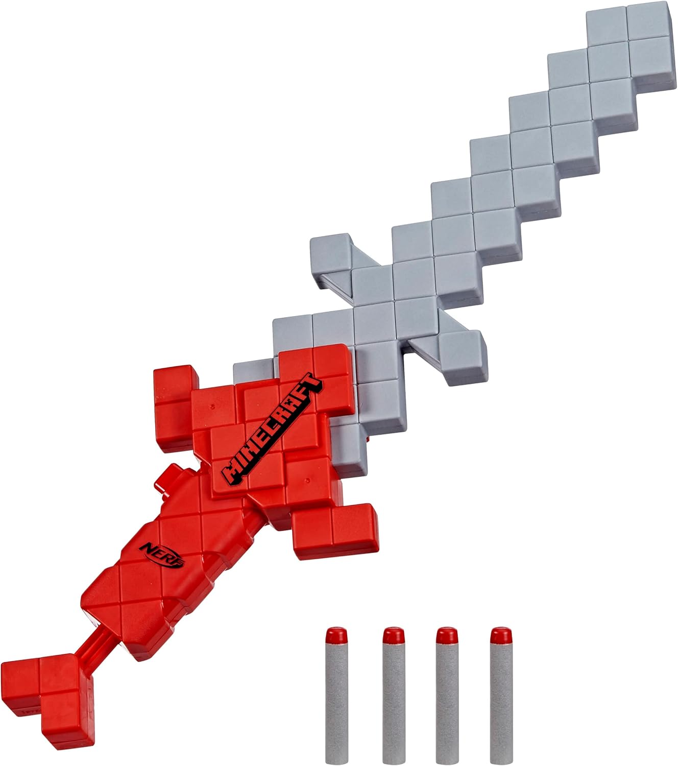 Nerf Minecraft Heartstealer Sword Foam Blaster with 4 Elite Darts