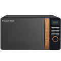 Russell Hobbs 17L Scandi Digital Microwave – Black & Wood Effect