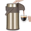 Olerd 3L Stainless Steel Coffee Airpot – Vacuum Insulated Pump Flask