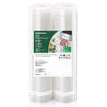 Bonsenkitchen Vacuum Sealer Rolls | 2-Pack BPA Free Food Storage Bags