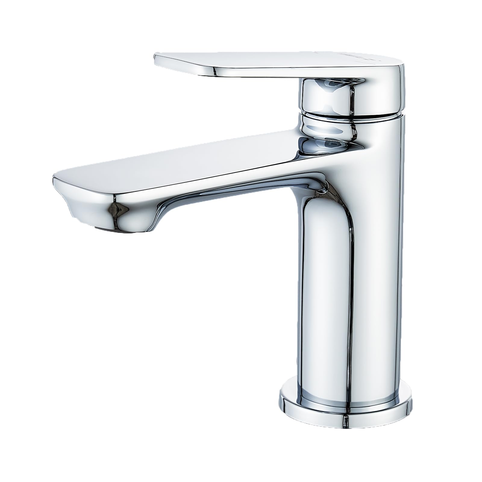 BELZ Modern Basin Mixer Tap - Chrome Brass Single Lever Bathroom Faucet