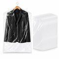 40 Pack Clear Clothes Covers, Plastic Garment Bags 60x90cm