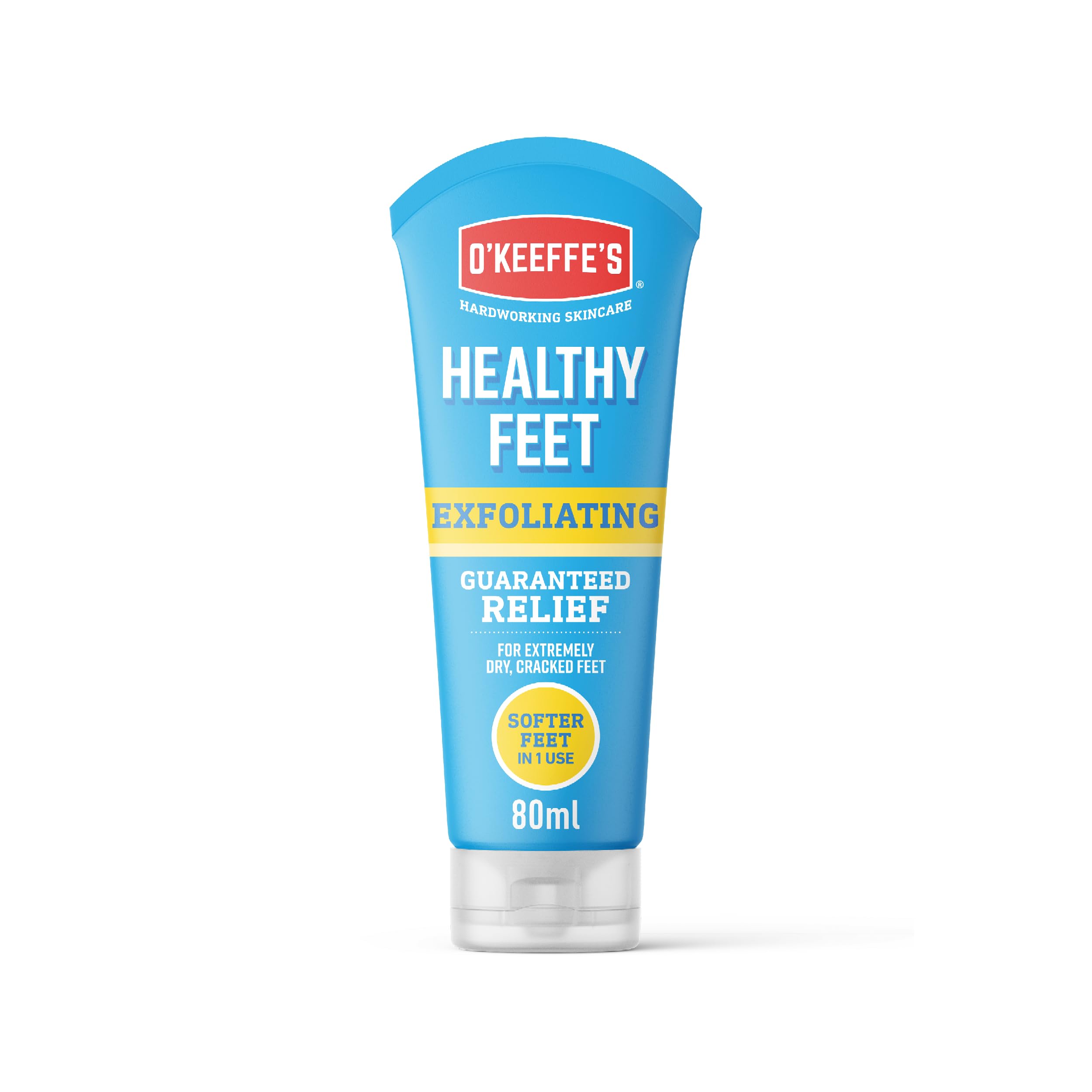 O'Keeffe's Healthy Feet Exfoliating Foot Cream for Dry Cracked Heels – 80ml
