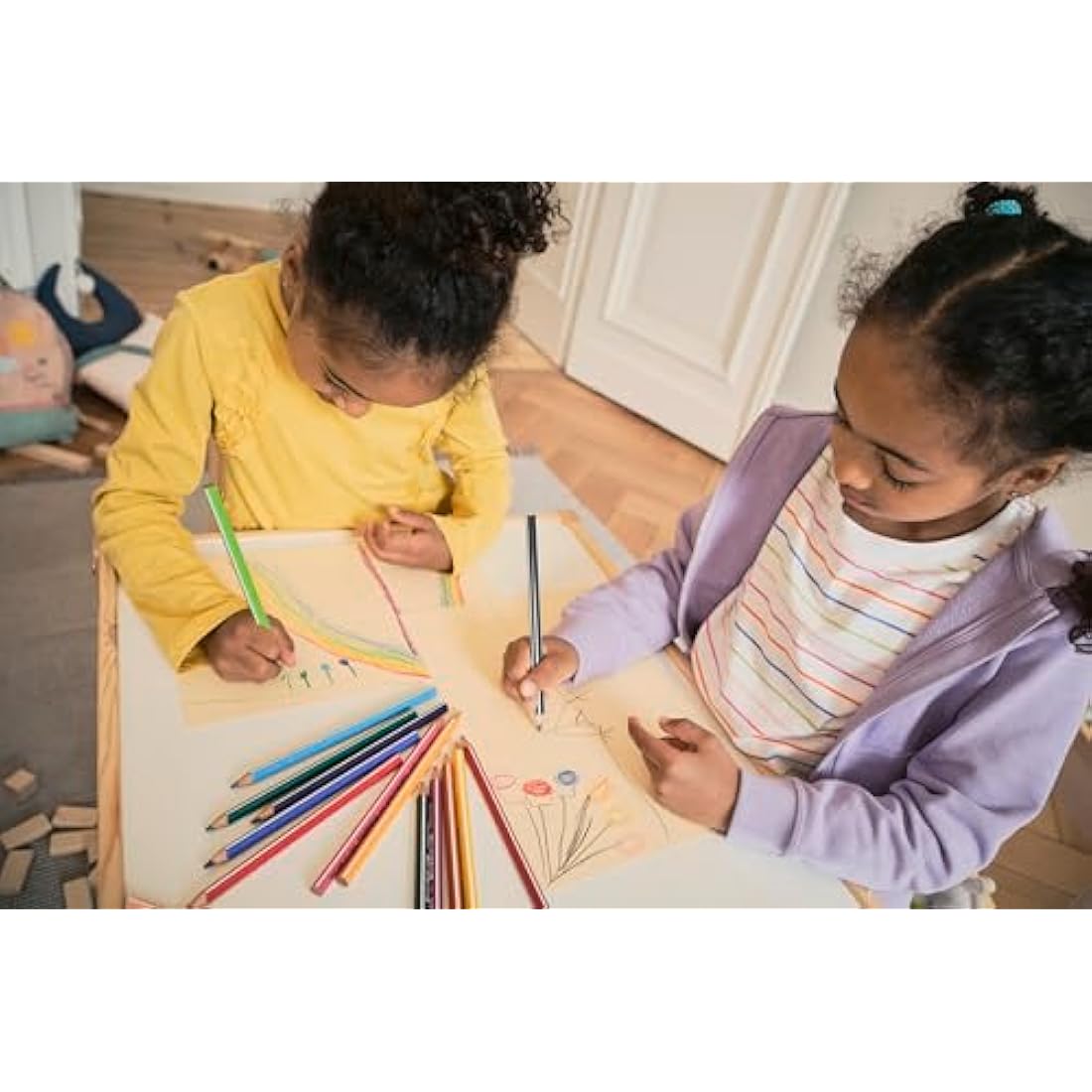 STABILO Trio Thick Triangular Colouring Pencils - Classpack of 96