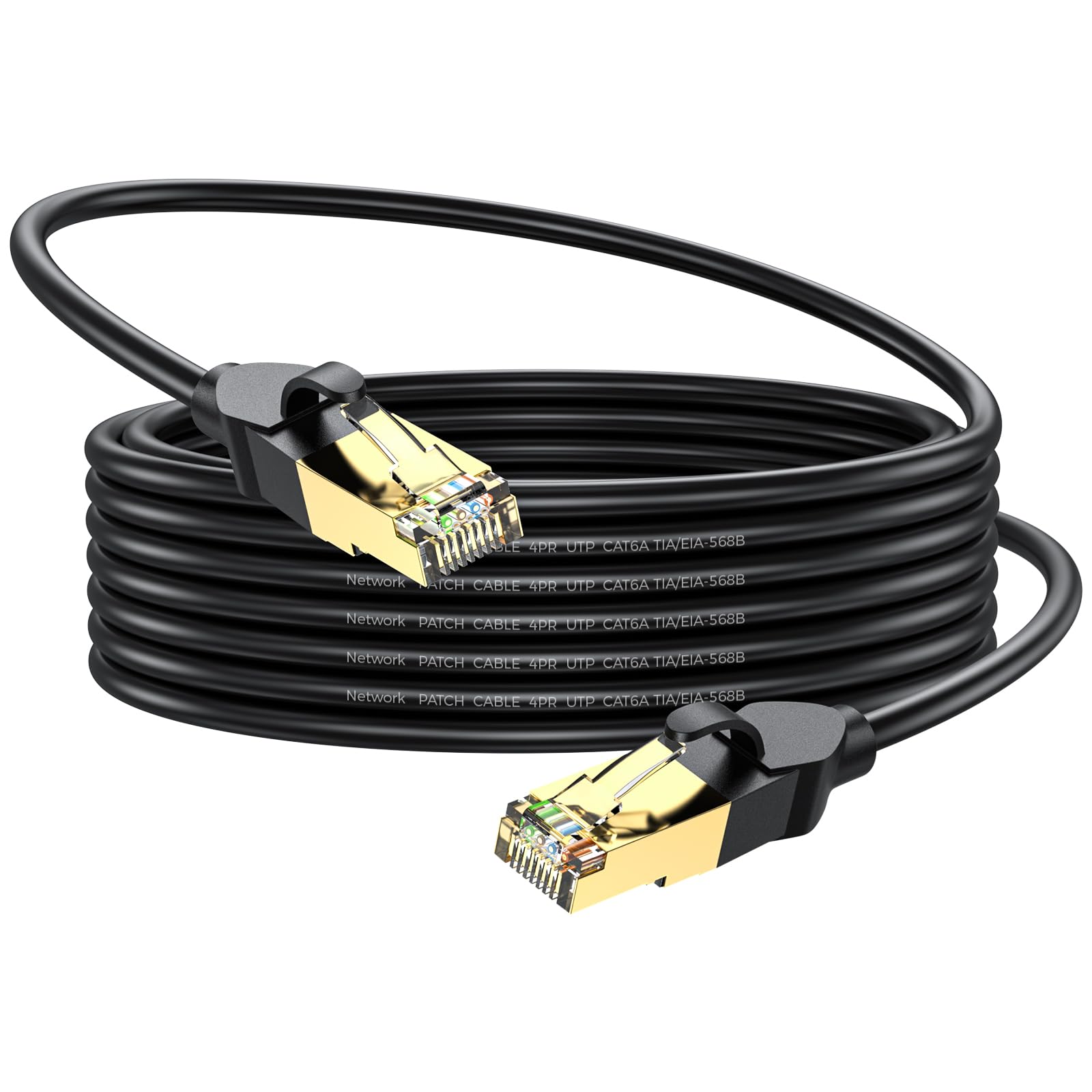 Jolof Store Cat6 Ethernet Cable - 20m High Speed 1000Mbps RJ45 LAN Cable