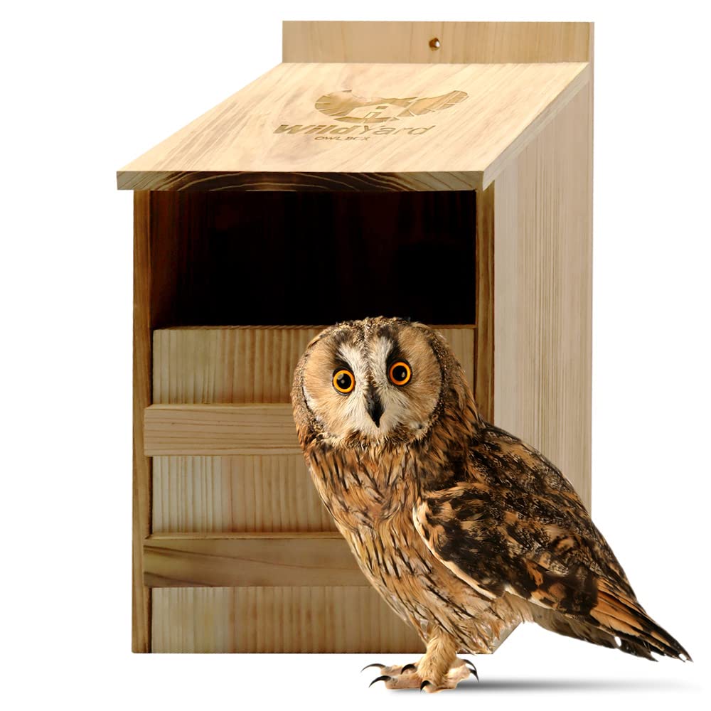 Cedar Owl House – Prebuilt Nesting Box for Screech Owls