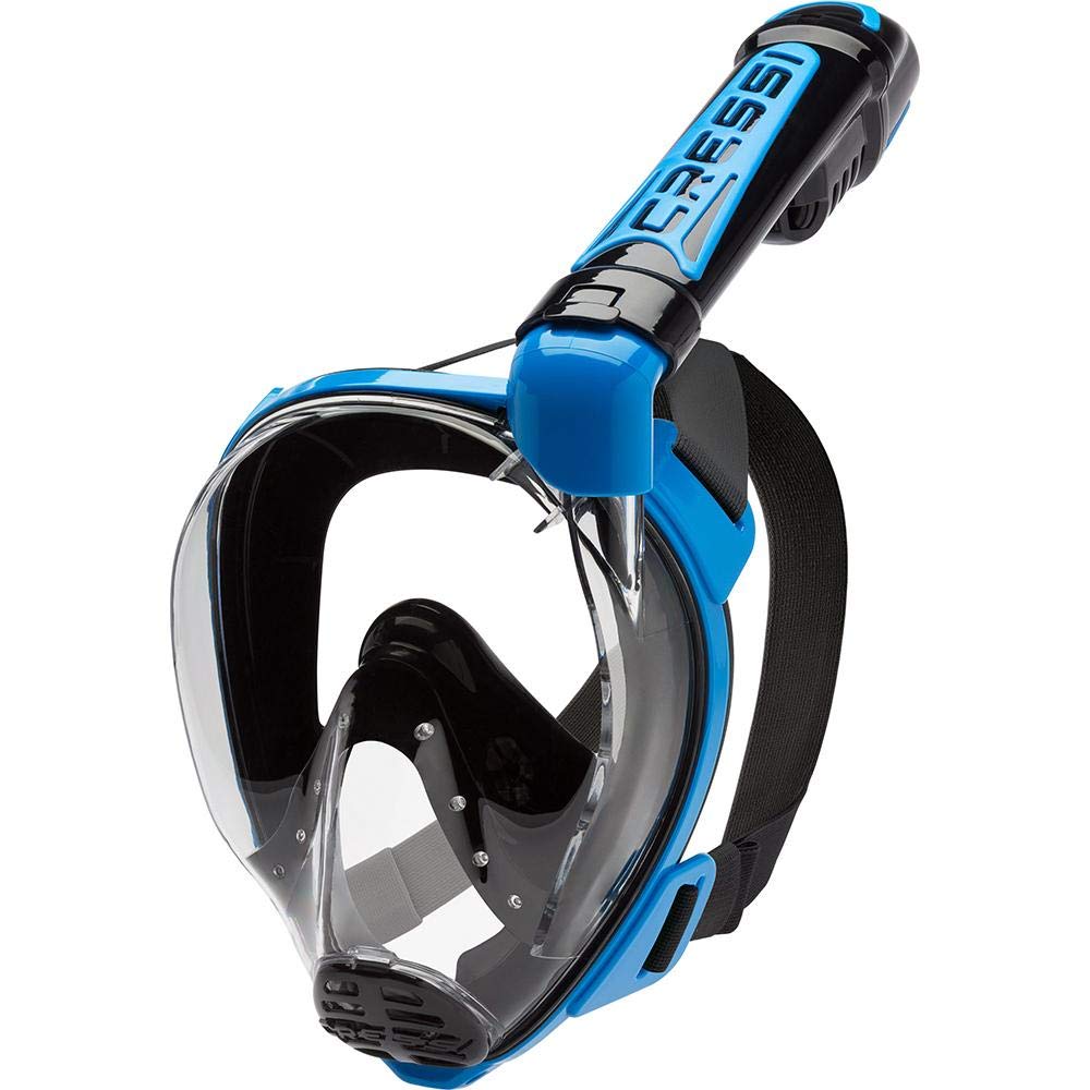 Cressi Duke Full Face Snorkel Mask – Anti-Fog Dry Snorkeling Gear
