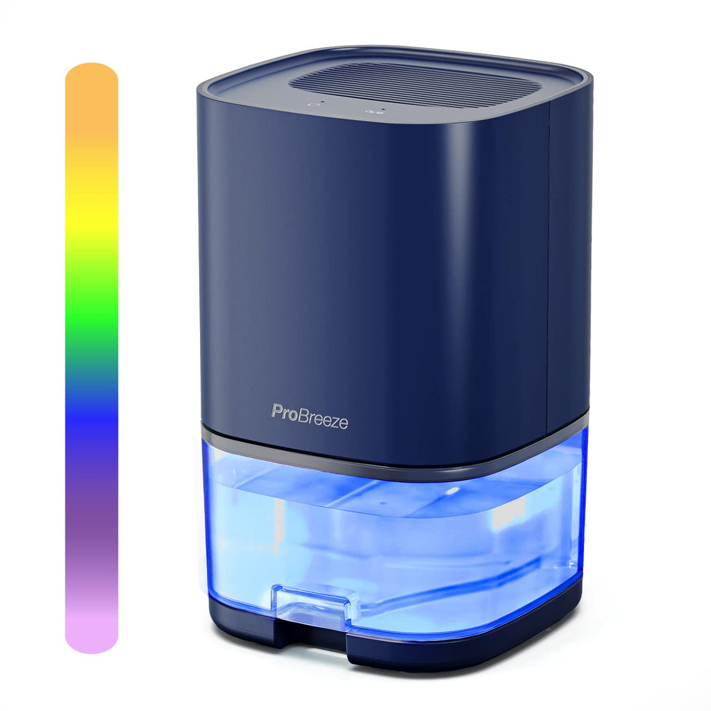 Pro Breeze 1000ml Dehumidifier – Quiet Portable Air Moisture Absorber