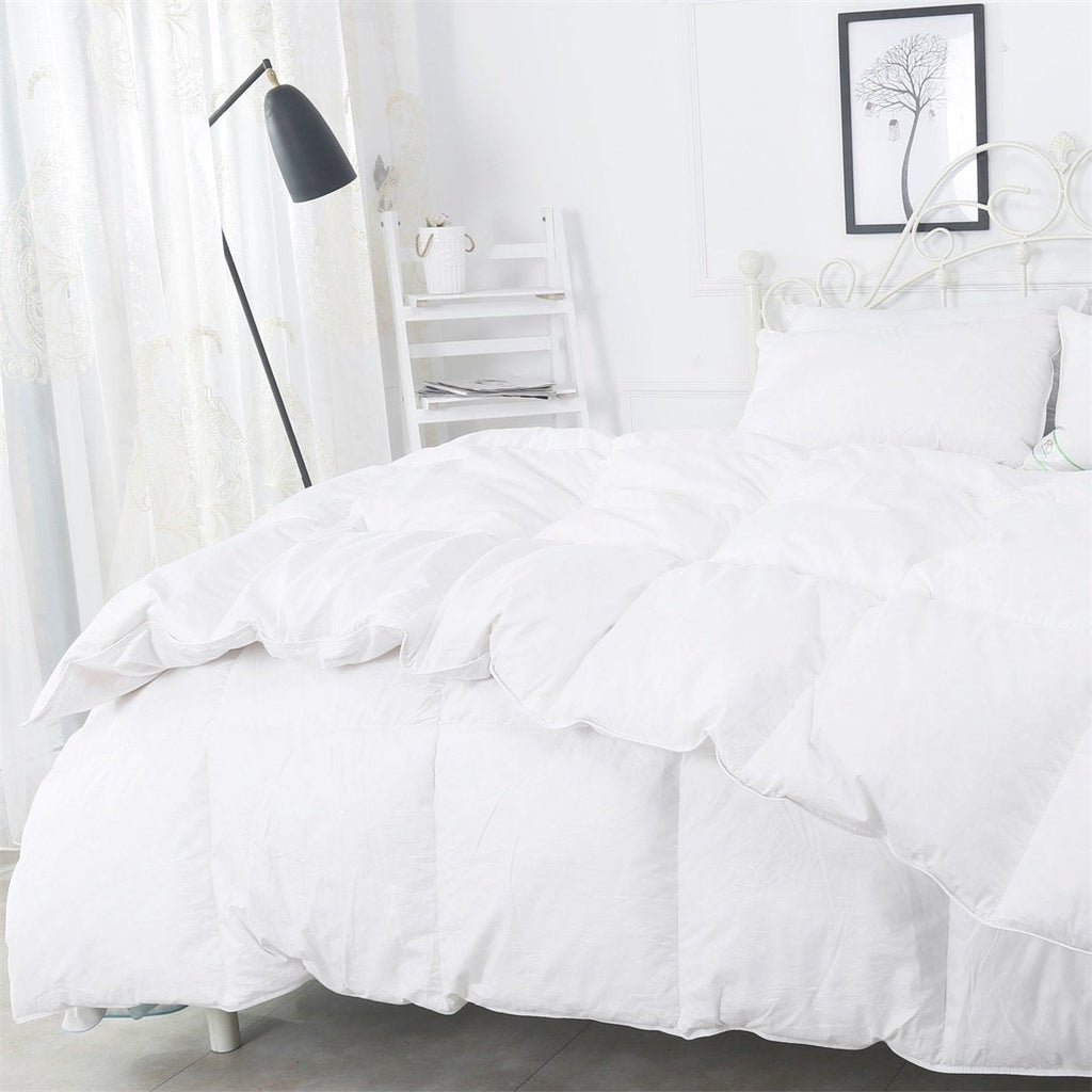 SUFUEE King Size 13.5 Tog Goose Feather & Down Duvet | 100% Cotton
