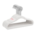 MangoKit Non-Slip Baby Velvet Hangers, Newborn Coat Hangers 15 Pack White - image 1