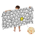 Ulticool Smiley Dinosaur Microfibre Children's Towel – Quick-Drying 140x70cm