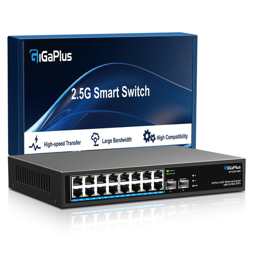 18-Port 2.5Gb Unmanaged Ethernet Switch | 2x 10G SFP+