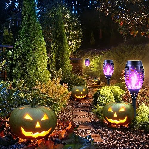 Solar Flame Lights – 12 Pack Waterproof Outdoor Garden Torches