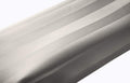 Cream Satin Stripe Shower Curtain | Weighted Hem Polyester