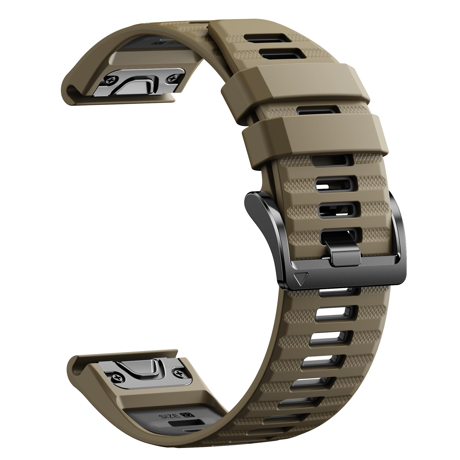 22mm Quickfit Silicone Strap for Garmin Fenix 7/6/5/8