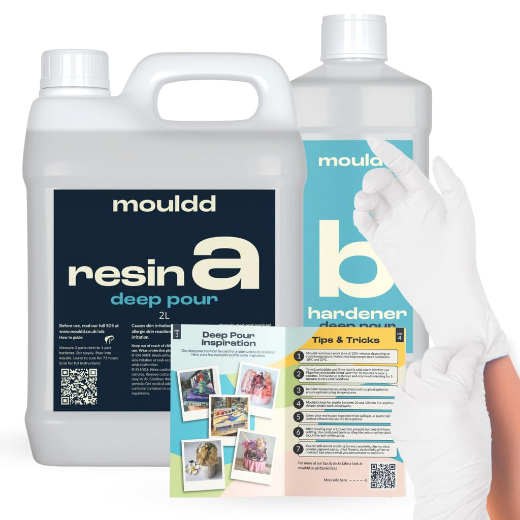 Mouldd 3L Deep Pour Epoxy Resin Kit – Crystal Clear 2:1 Casting Resin