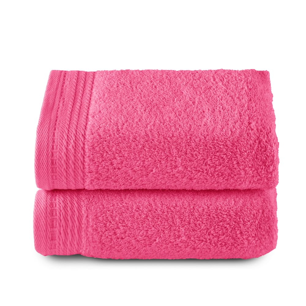 Top Towel | 2-Piece Premium Hand Towel Set | 100% Cotton 600g – Strawberry