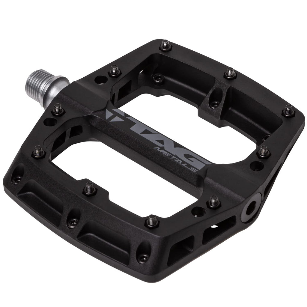TAG Metals T3 Nylon MTB Pedals – Lightweight Platform 9/16" Axle (Black)