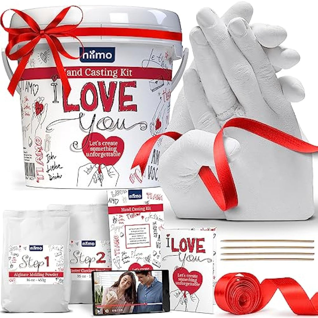 Niimo Hand Casting Kit for Couples – Skin-Safe DIY Plaster Moulding Kit