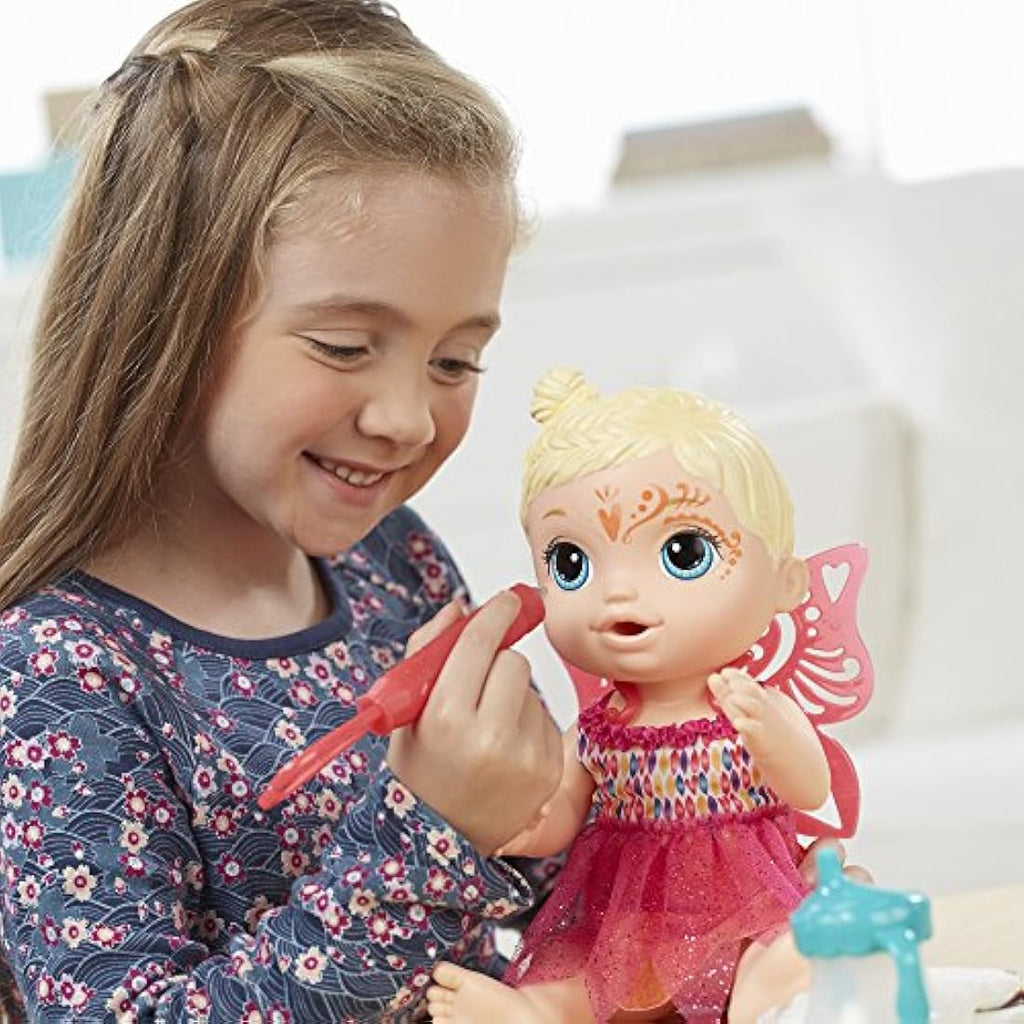 Baby Alive Face Paint Fairy Doll - Blonde Hair Interactive Toy